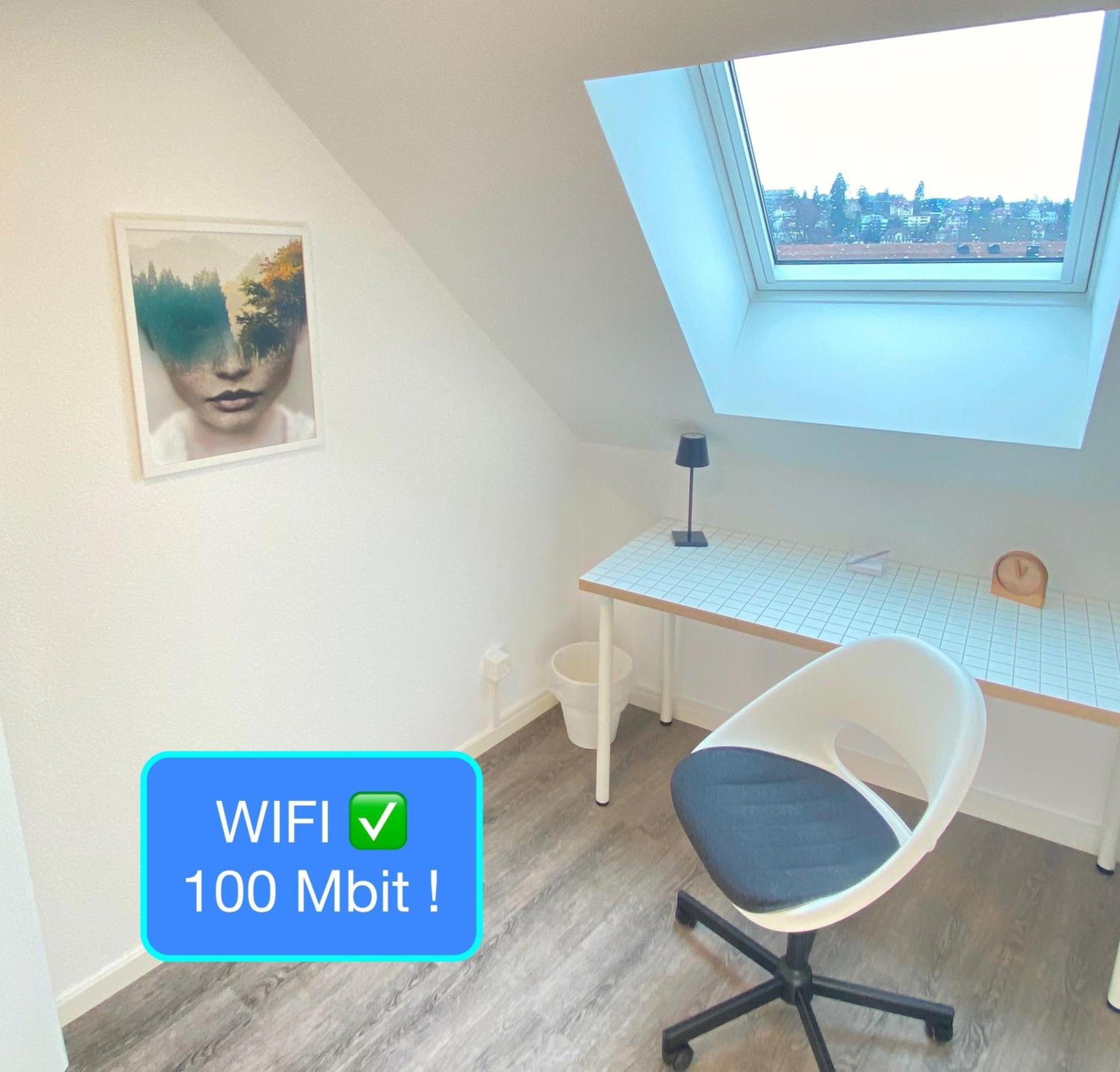 Ruhige, Neue Dachwohnung An Altstadt, Naehe Messe Sankt Gallen Buitenkant foto